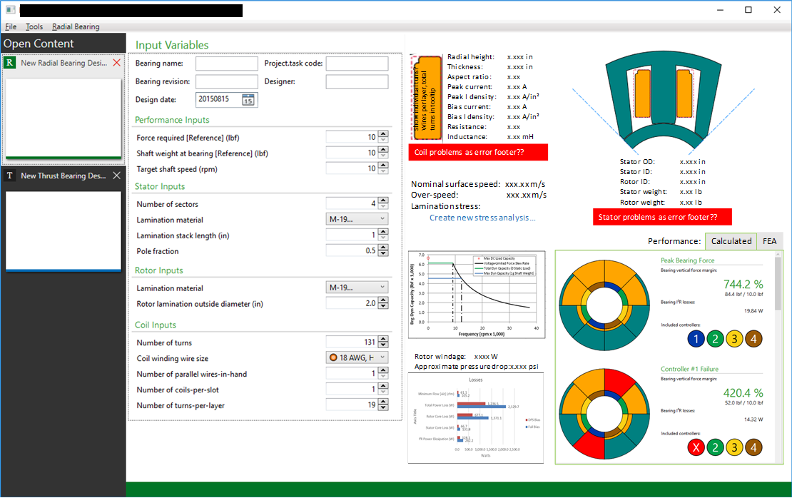 Design pane mockup